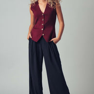 Sculpted Vest Top