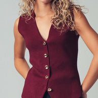 Sculpted Vest Top