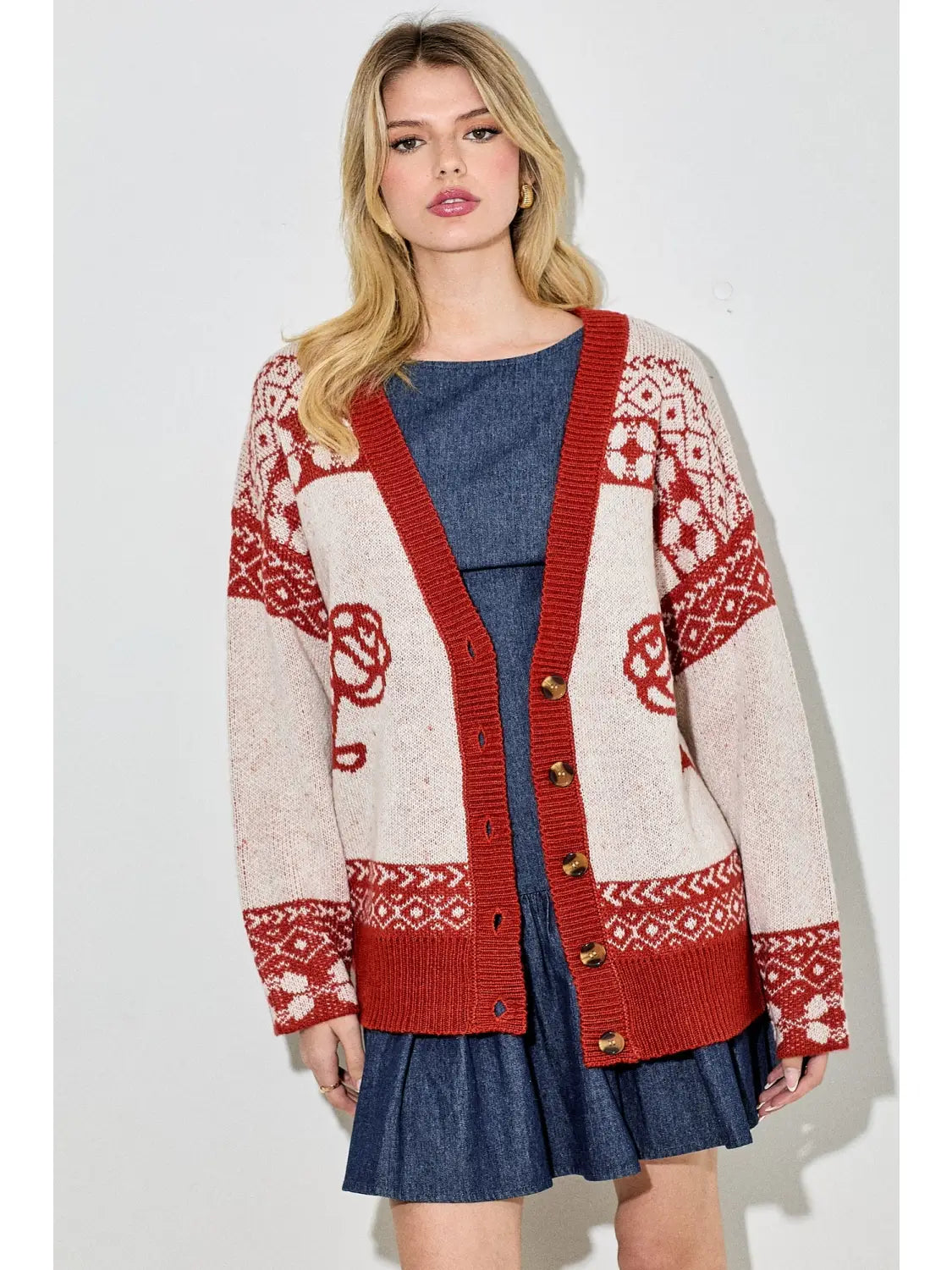 Cowgirl Printed Sweater