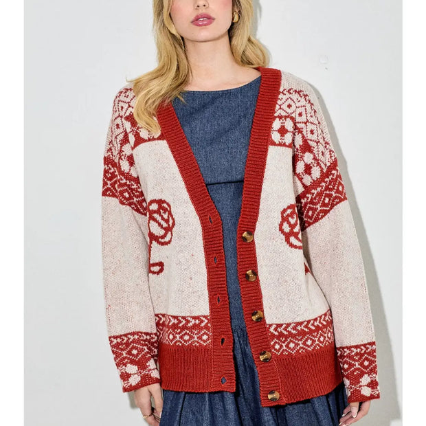 Cowgirl Printed Sweater