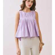 Sunburst Pleated Top