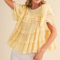 Sunbeam Ruffle Blouse