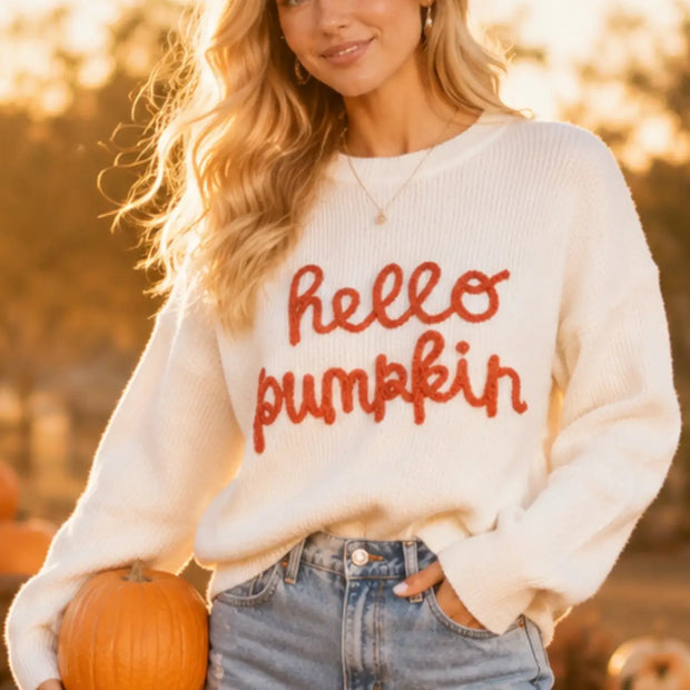Hello Pumpkin Sweater