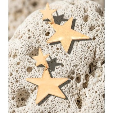 Double Star Earrings