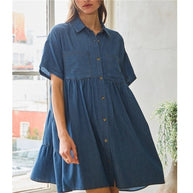 Curvy Denim Dress