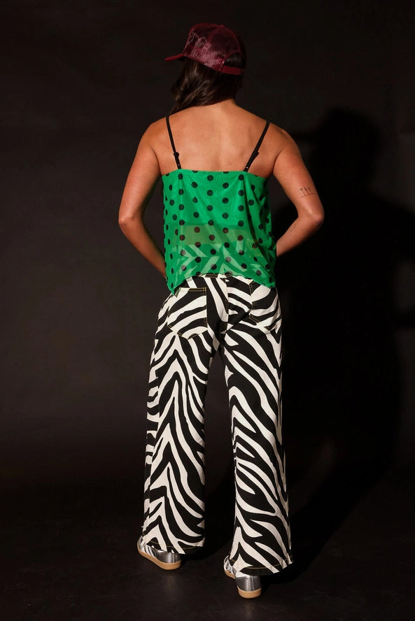 Out of Line Zebra Pants