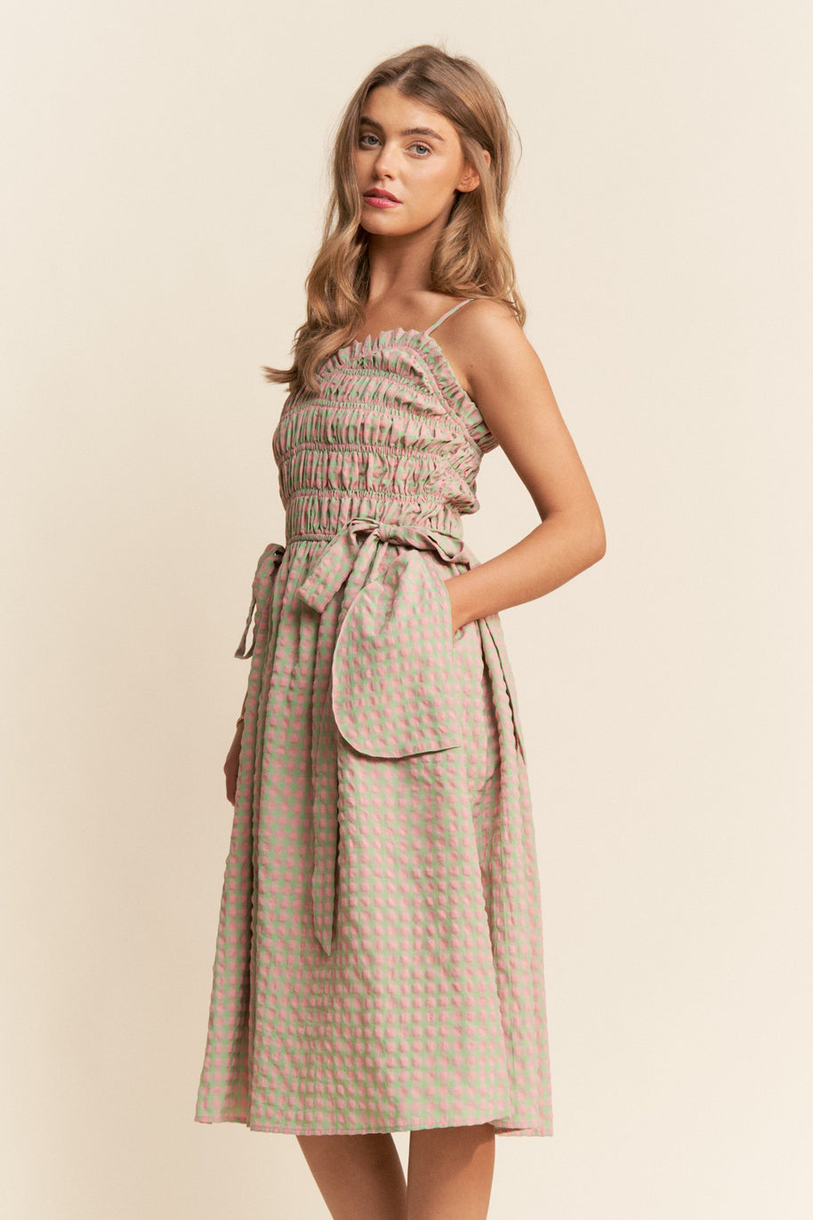 Bows & Ribbons Midi Dress