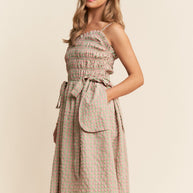 Bows & Ribbons Midi Dress