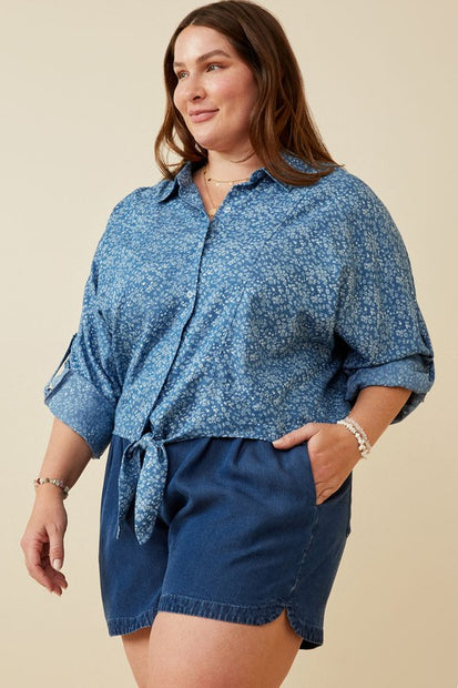 Haven Button Tie Shirt
