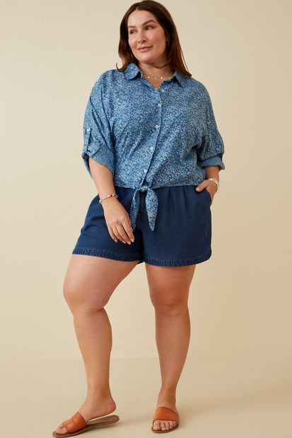 Haven Button Tie Shirt