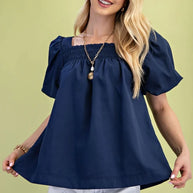 The Tiff Smocked Blouse