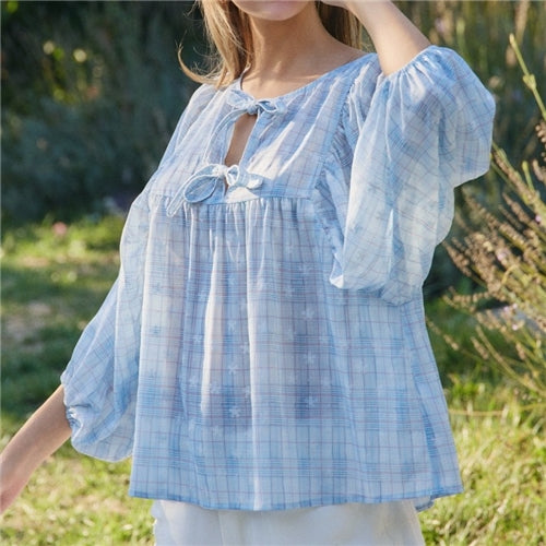 Curvy Picnkey Blouse