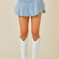 Caper Denim Skort