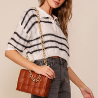 Stripe Cropped Sweater