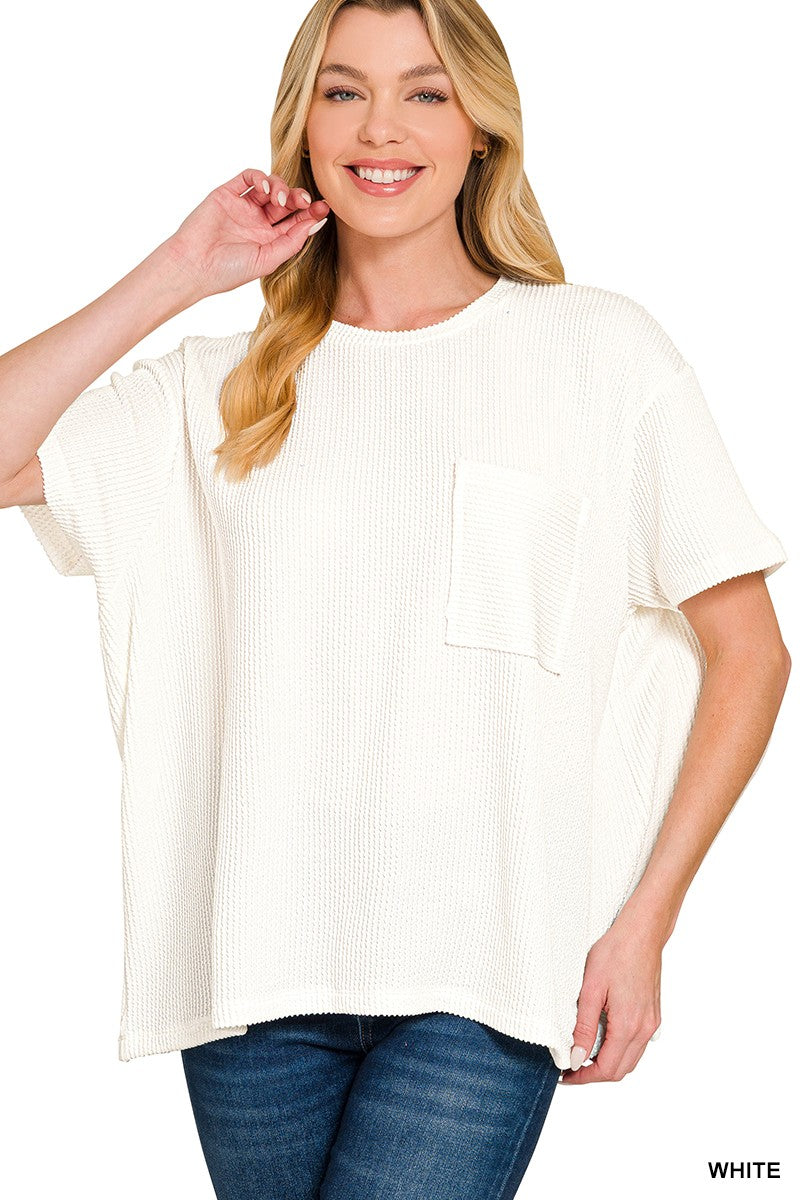 The Leisure Ribbed Tee