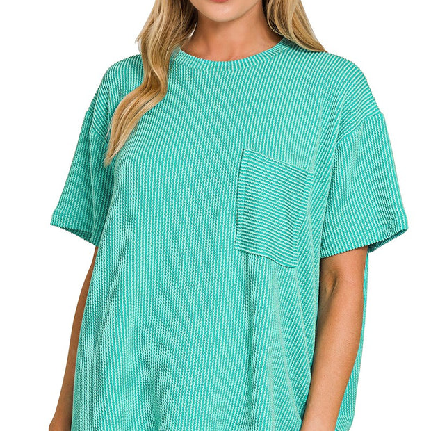 The Leisure Ribbed Tee
