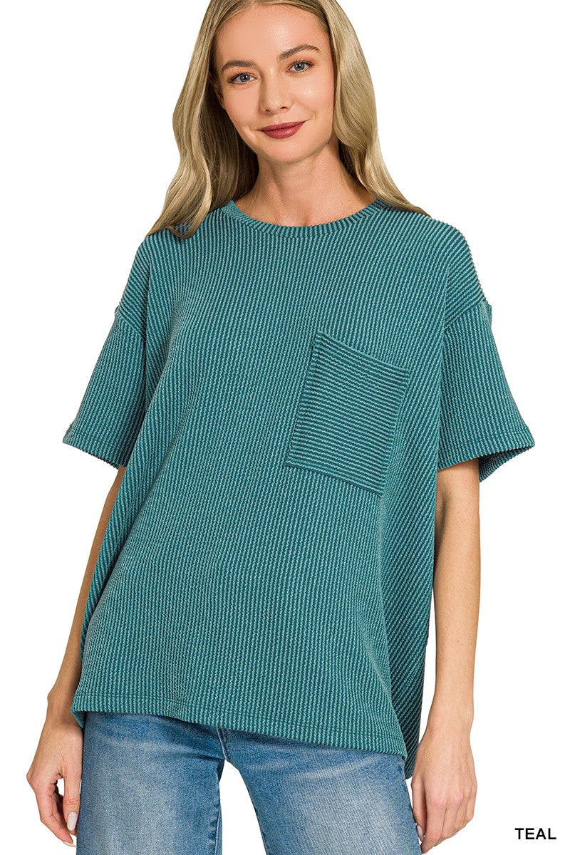 The Leisure Ribbed Tee
