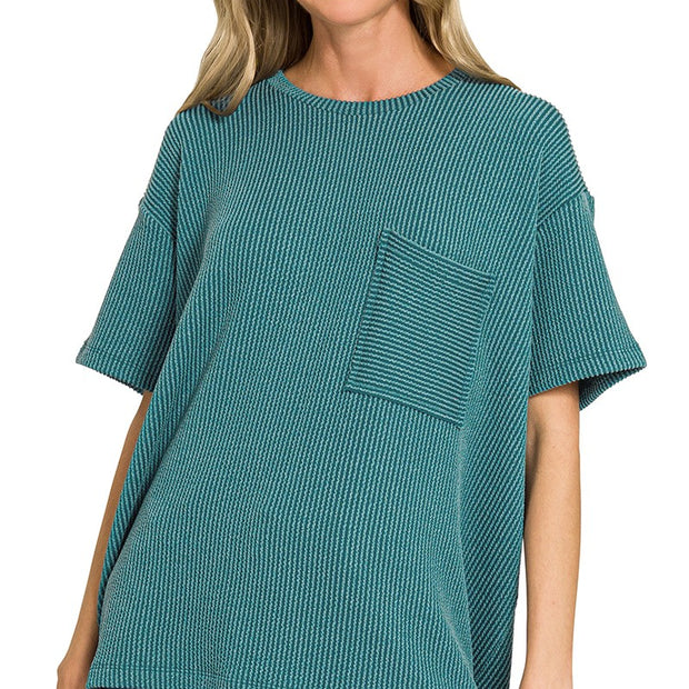 The Leisure Ribbed Tee