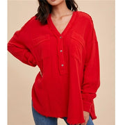 The CherryBomb Gauze Top