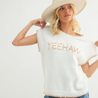 Yeehaw Sweater Vest