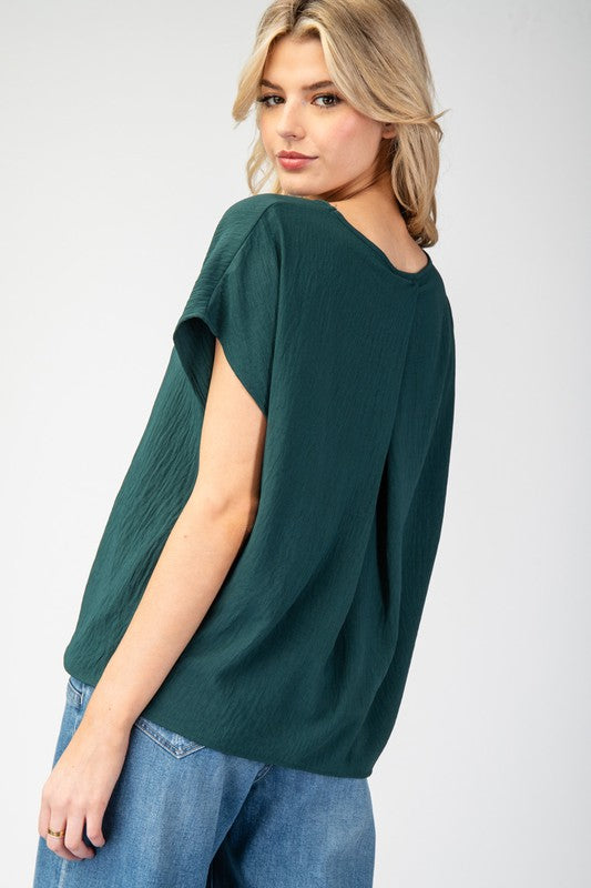 Split Pleat Top