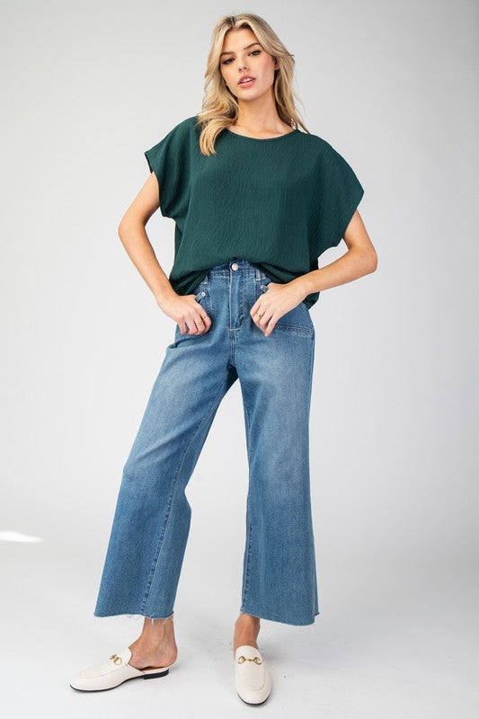 Split Pleat Top
