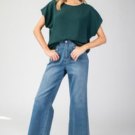 Split Pleat Top