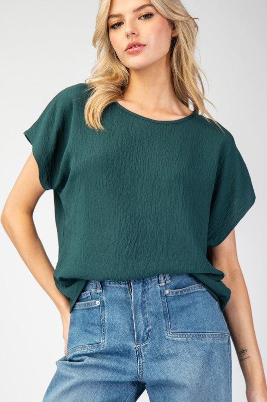 Split Pleat Top