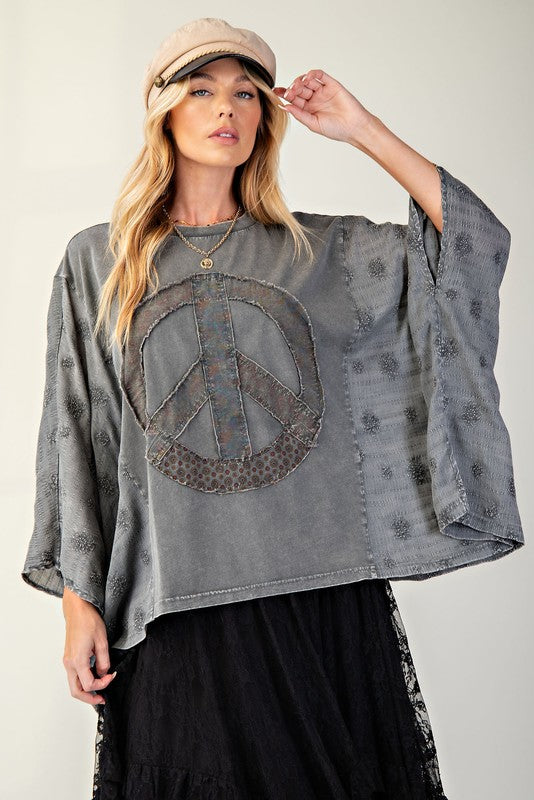 Harmony Peace Poncho Top