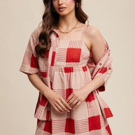 Chic Plaid Set