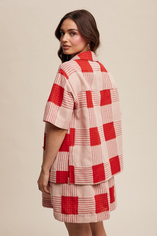 Chic Plaid Set