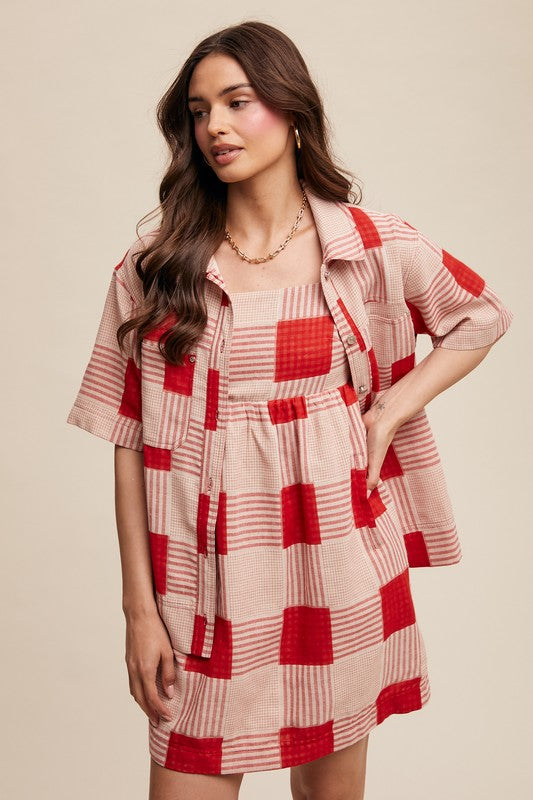 Chic Plaid Set