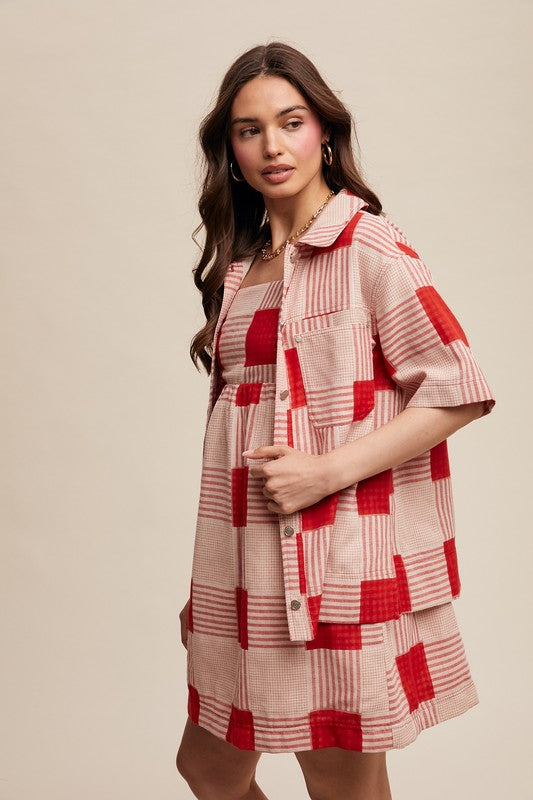Chic Plaid Set