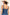 Denim Flare Midi Dress