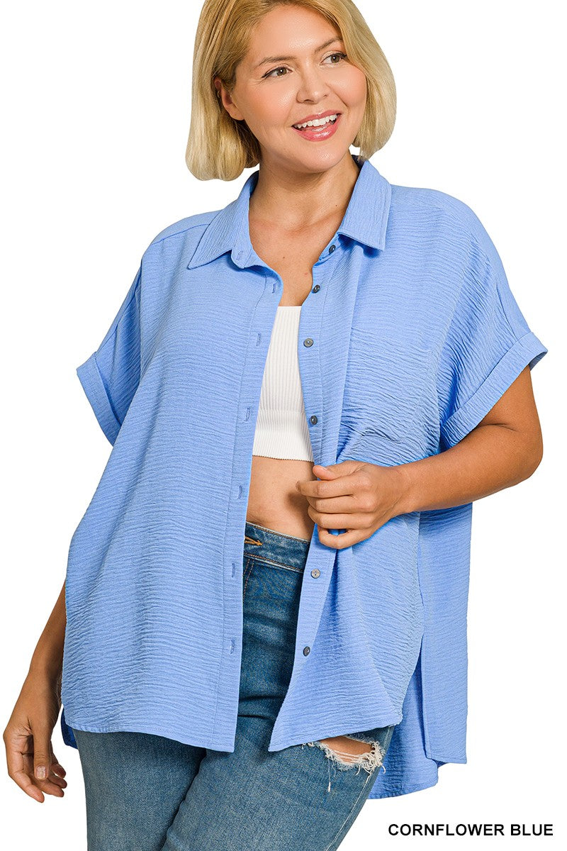 Curvy Brenna Blouse