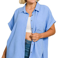 Curvy Brenna Blouse