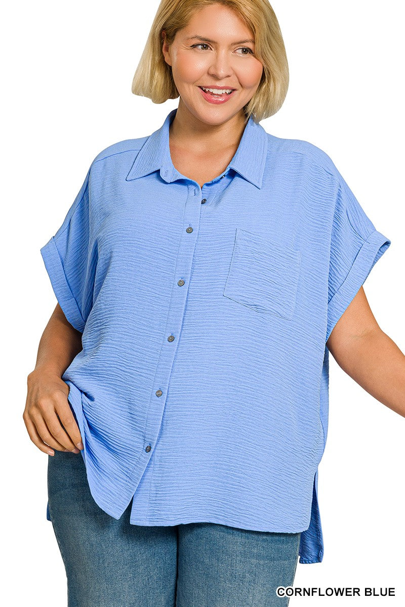 Curvy Brenna Blouse