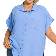 Curvy Brenna Blouse