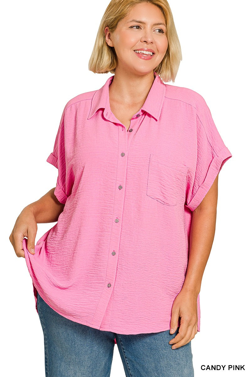 Curvy Brenna Blouse