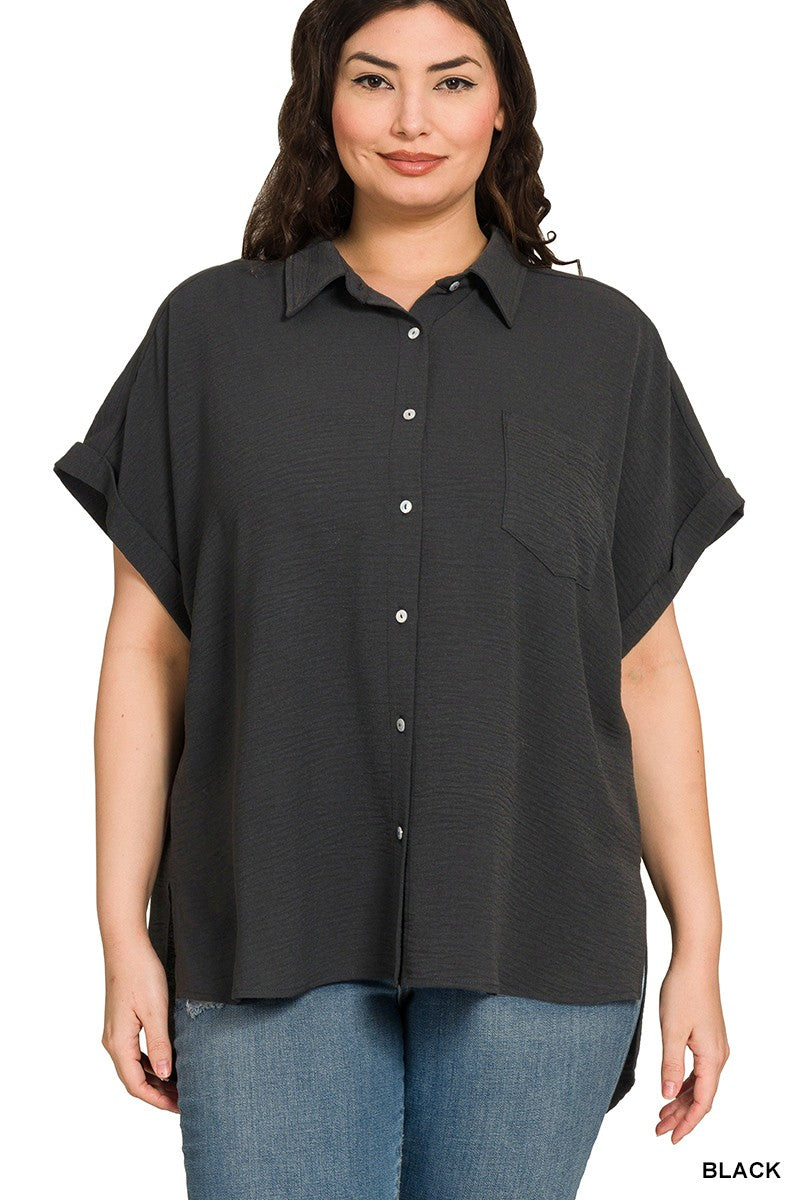 Curvy Brenna Blouse