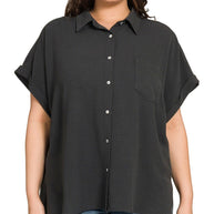 Curvy Brenna Blouse
