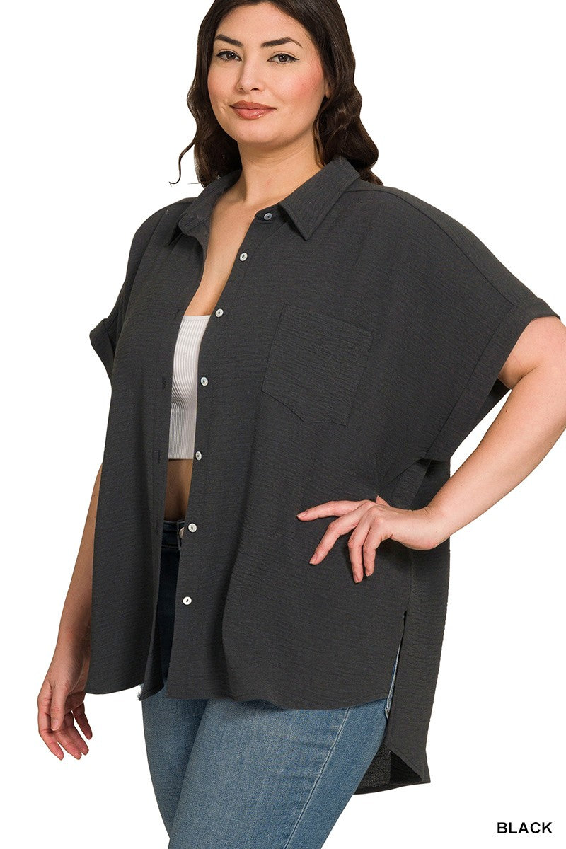 Curvy Brenna Blouse