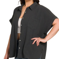 Curvy Brenna Blouse