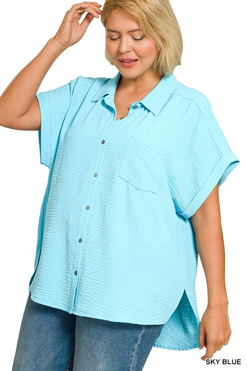 Curvy Brenna Blouse
