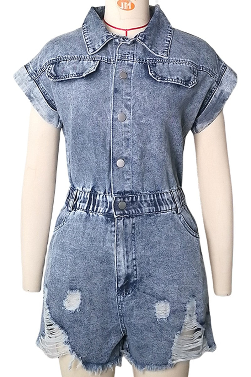 The Raleigh Denim Romper