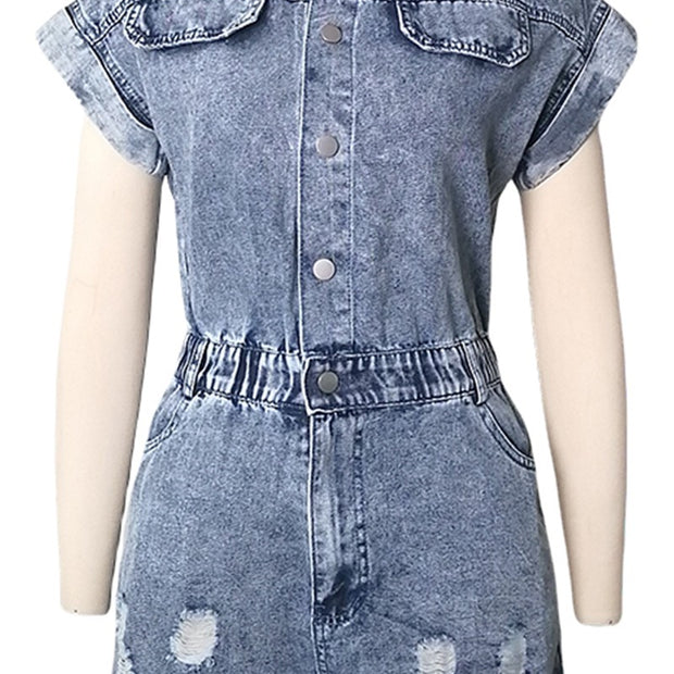 The Raleigh Denim Romper