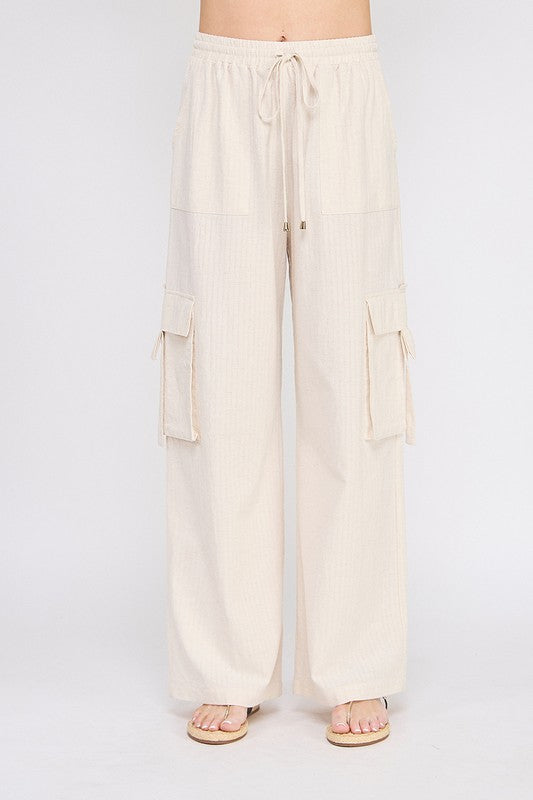 Utility Linen Pants