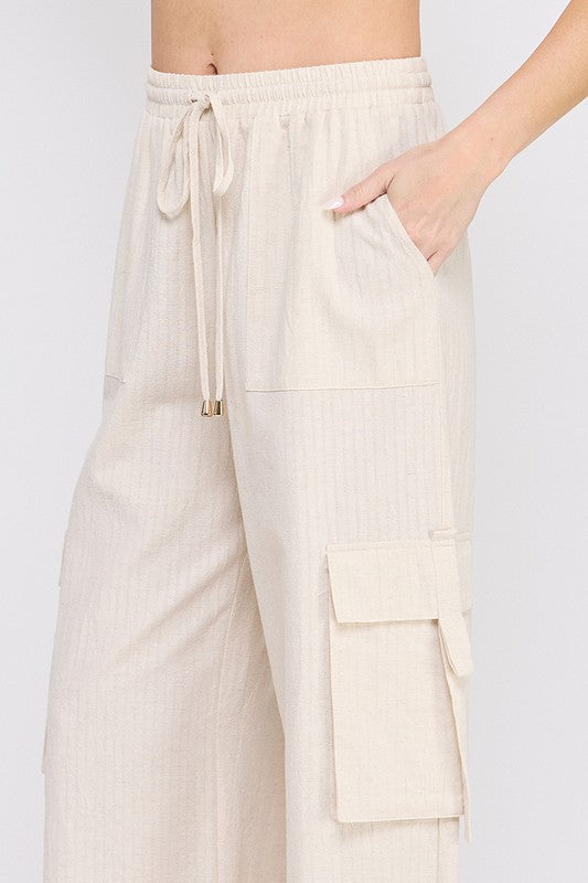 Utility Linen Pants