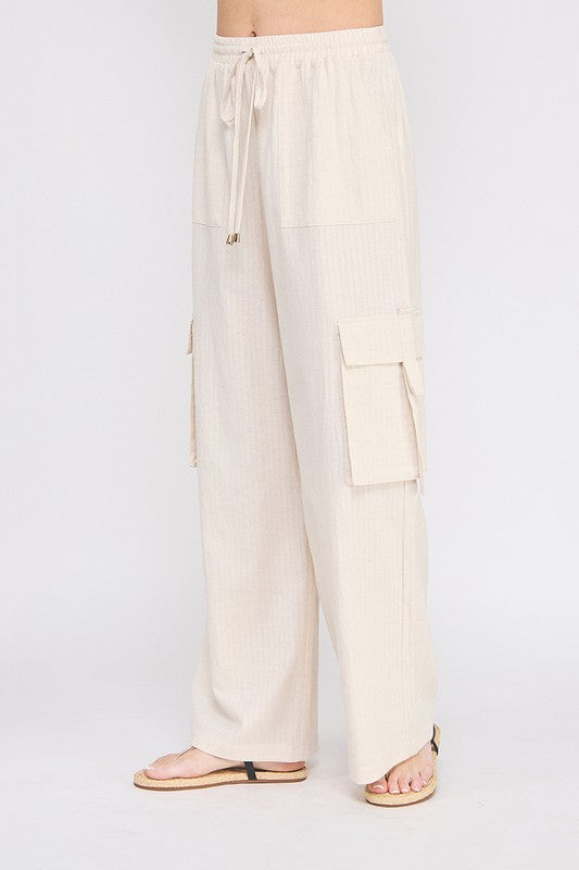 Utility Linen Pants