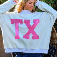 Texas Mock Neck Sweater REVERSABLE